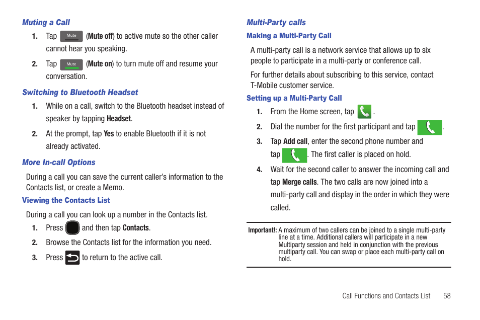 Samsung SGH-T589HBBTMB User Manual | Page 63 / 240