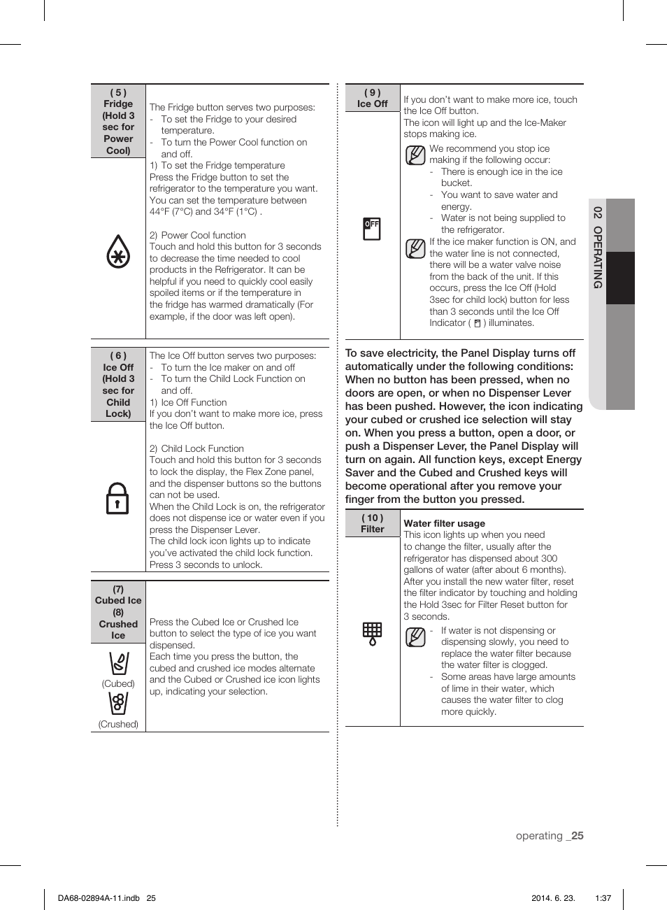 Samsung RF31FMEDBSR-AA User Manual | Page 25 / 156