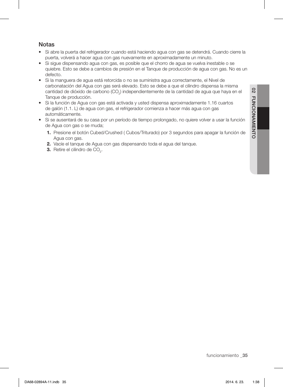 Notas | Samsung RF31FMEDBSR-AA User Manual | Page 87 / 156