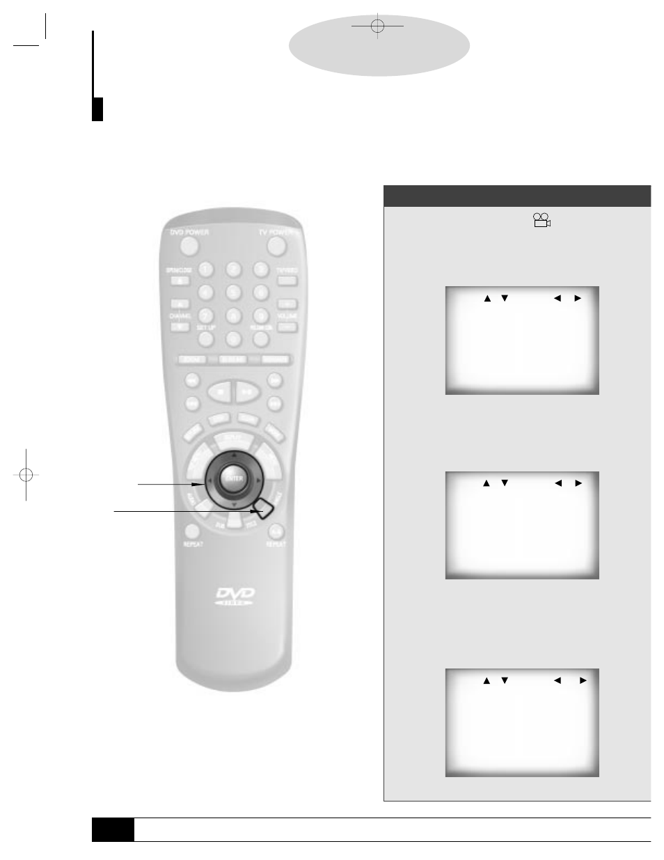 Electing the desired screen angle | Samsung DVD-839-XAA User Manual | Page 27 / 41