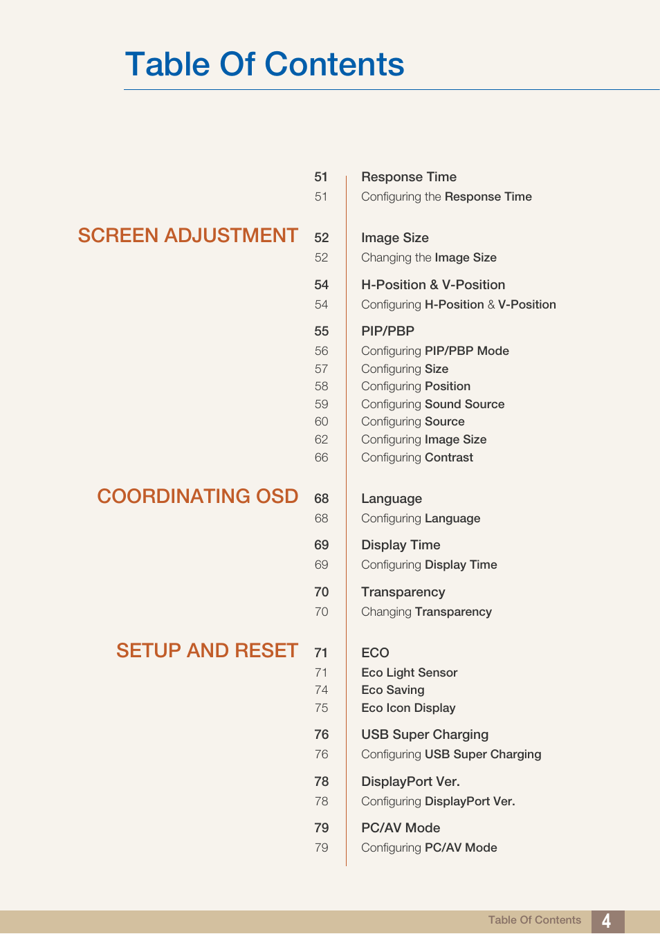 Samsung LS27D85KTSR-ZA User Manual | Page 4 / 110