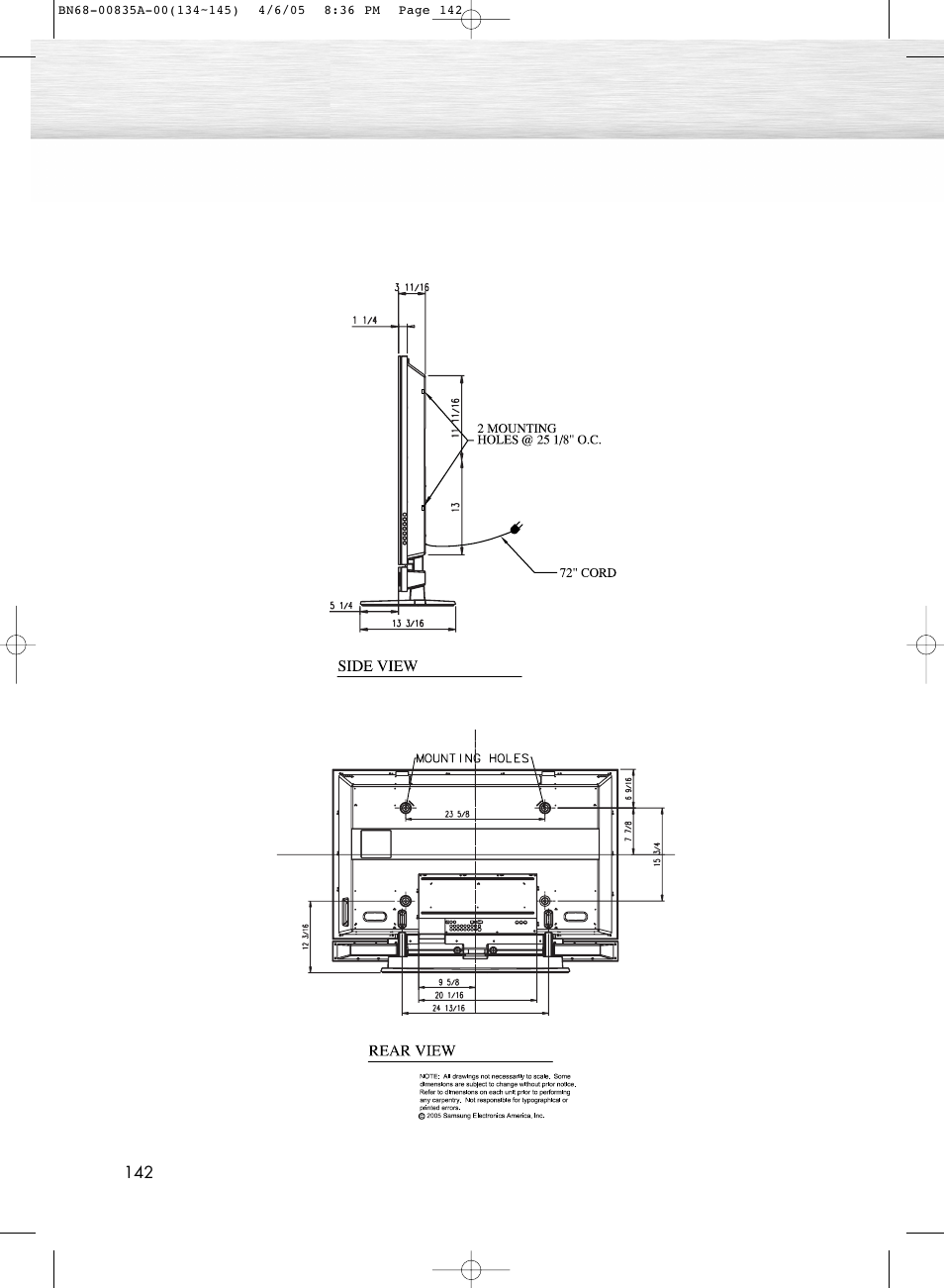 Samsung HPR5052X-XAP User Manual | Page 142 / 146
