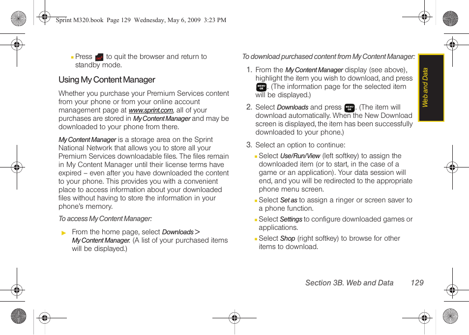 Samsung SPH-M320ZSASPR User Manual | Page 143 / 172