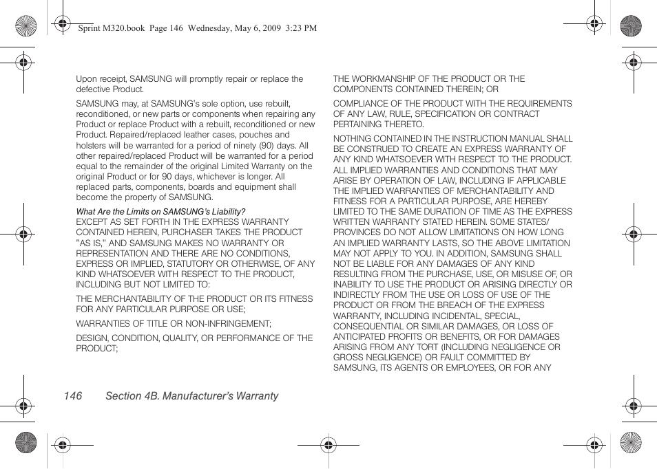 Samsung SPH-M320ZSASPR User Manual | Page 160 / 172