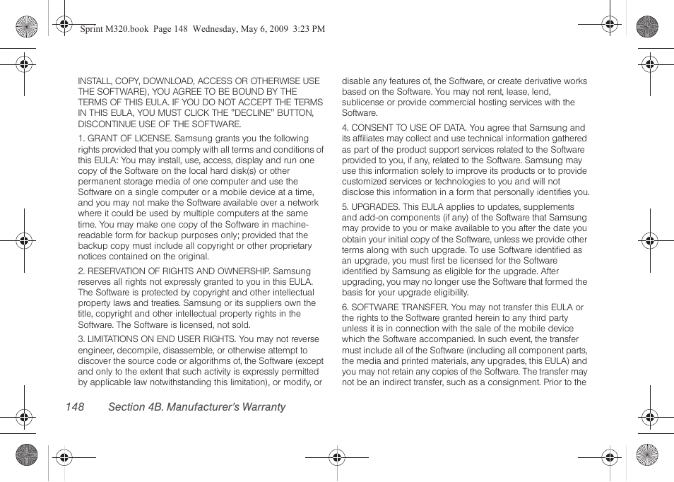 Samsung SPH-M320ZSASPR User Manual | Page 162 / 172