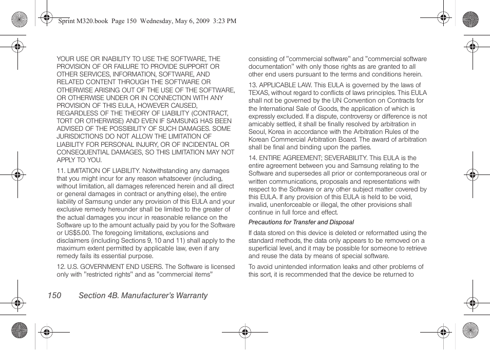 Samsung SPH-M320ZSASPR User Manual | Page 164 / 172