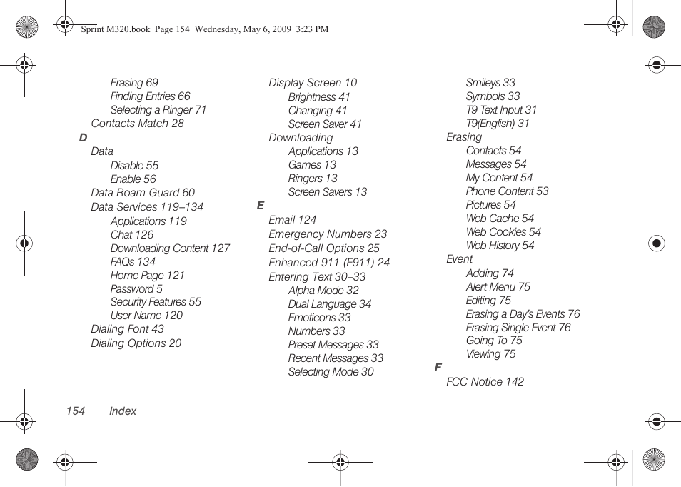 Samsung SPH-M320ZSASPR User Manual | Page 168 / 172