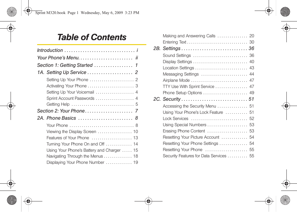 Samsung SPH-M320ZSASPR User Manual | Page 3 / 172