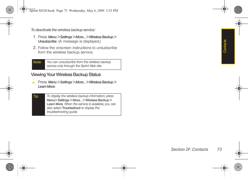 Samsung SPH-M320ZSASPR User Manual | Page 87 / 172