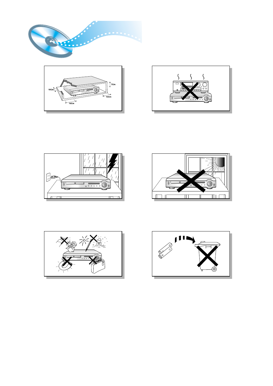Precautions | Samsung HTDM550UH-XAA User Manual | Page 3 / 48