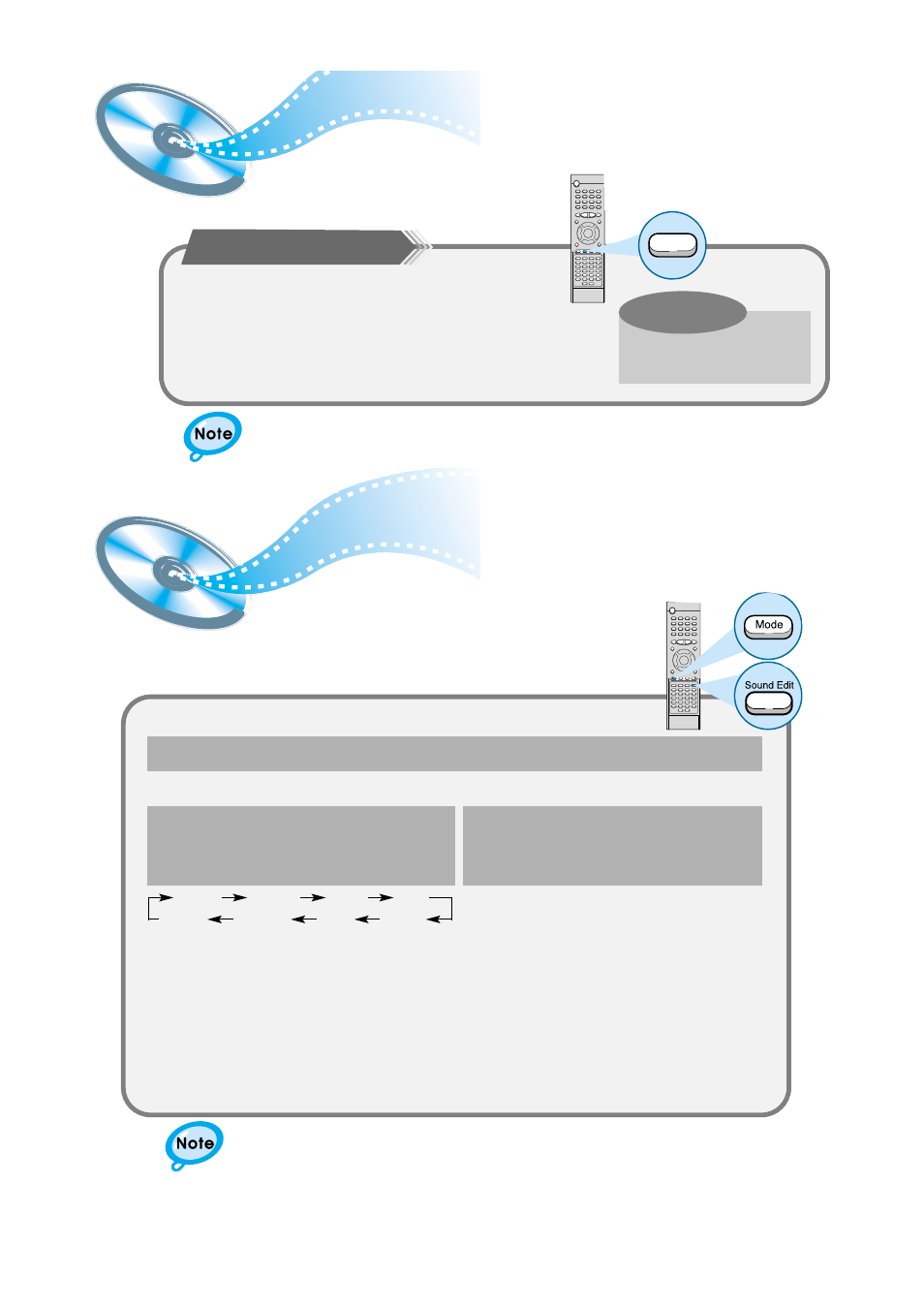 To increase effect level, Adjusting dsp sound parameters | Samsung HTDM550UH-XAA User Manual | Page 39 / 48