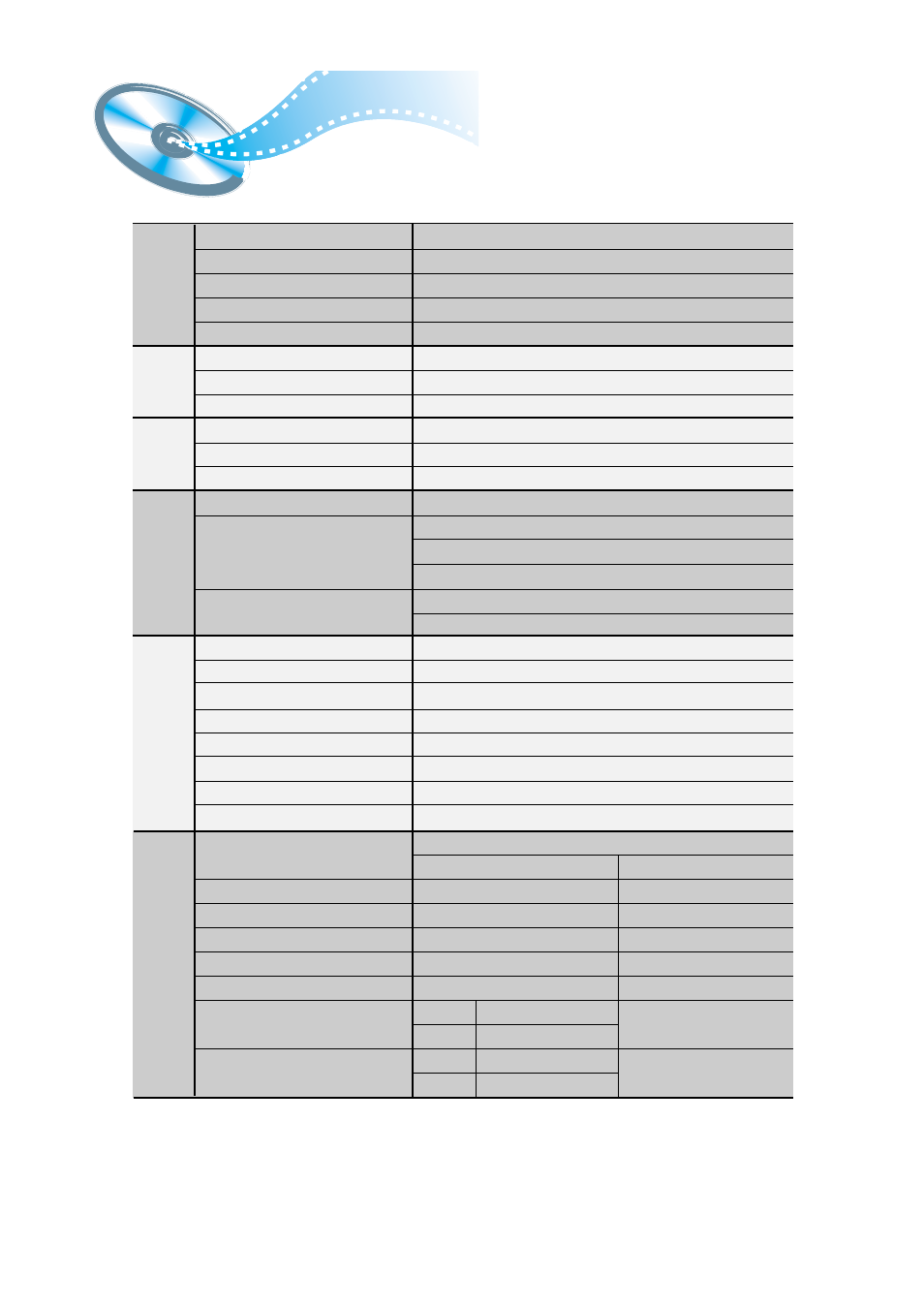 Specification | Samsung HTDM550UH-XAA User Manual | Page 46 / 48