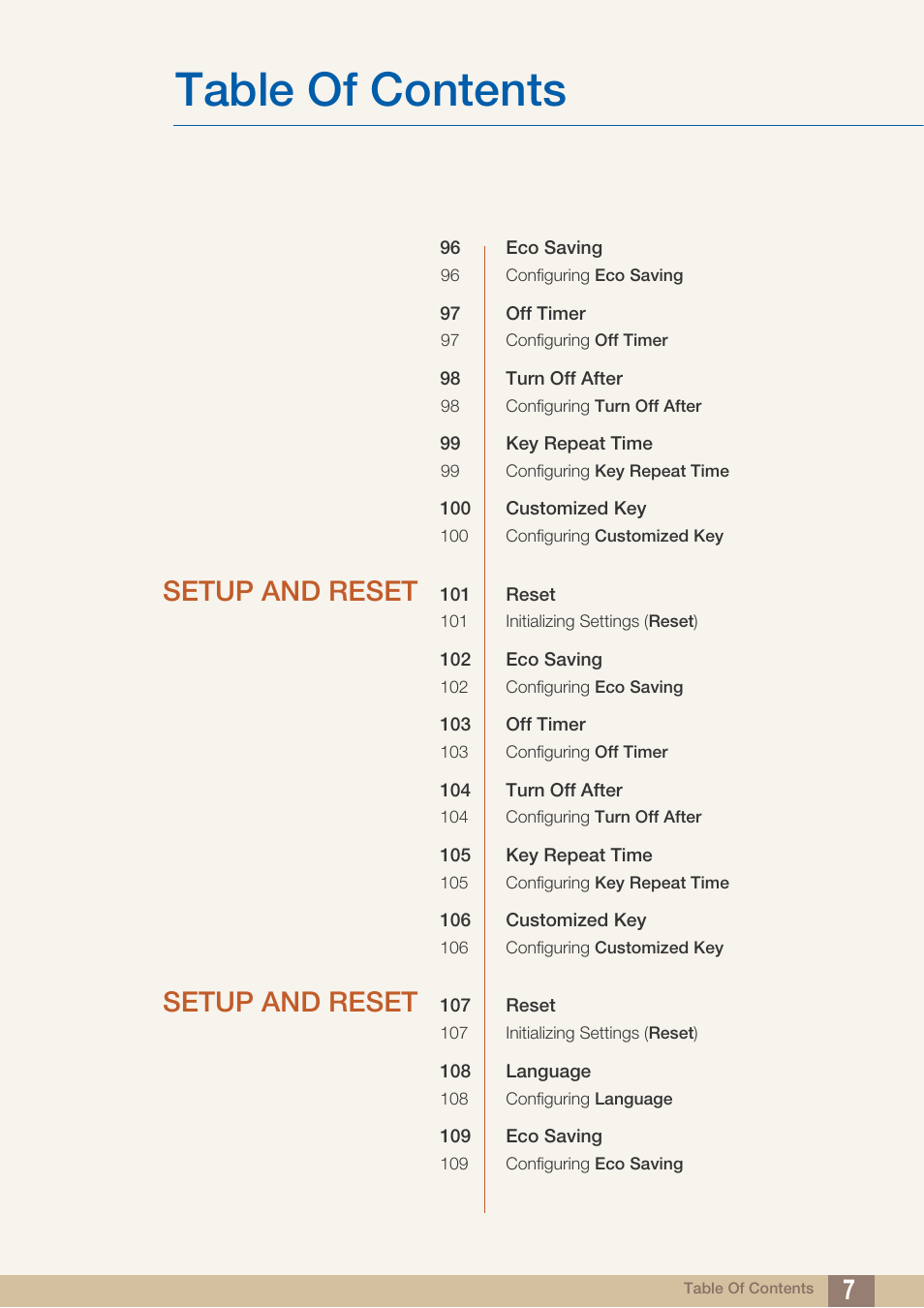 Samsung LS22B150NS-ZM User Manual | Page 7 / 160