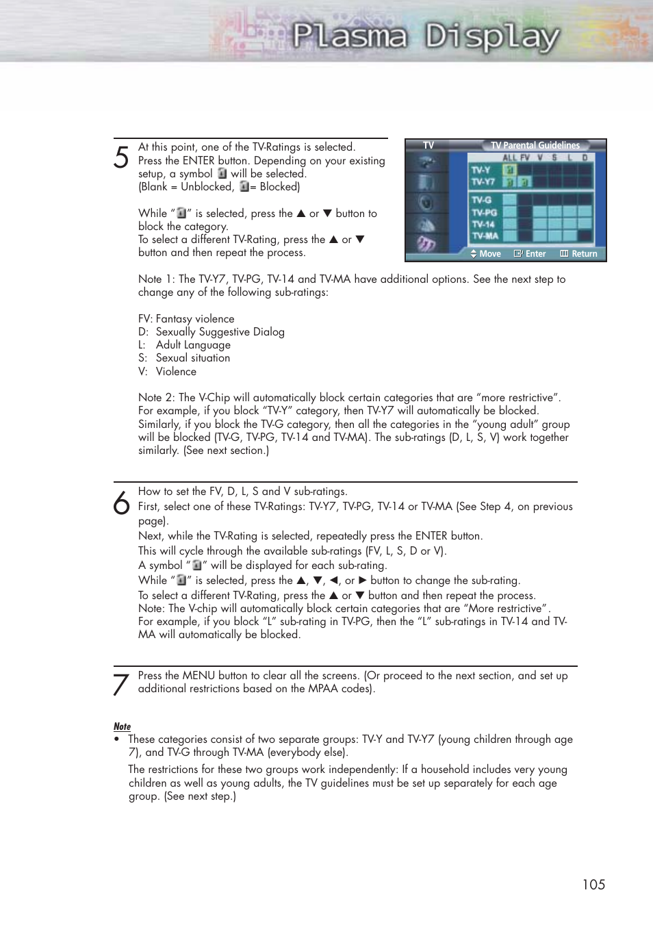 Samsung HPP5071X-XAA User Manual | Page 105 / 116