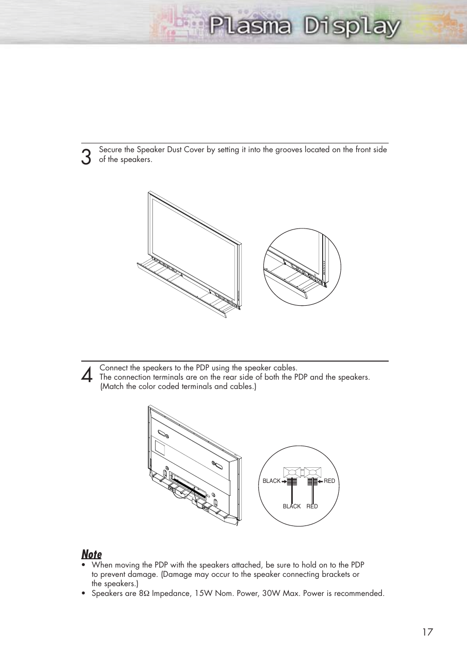 Samsung HPP5071X-XAA User Manual | Page 17 / 116