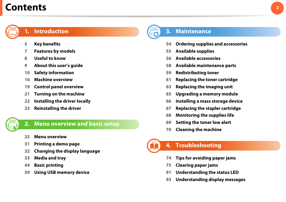 Samsung ML-4512ND-XAA User Manual | Page 2 / 272