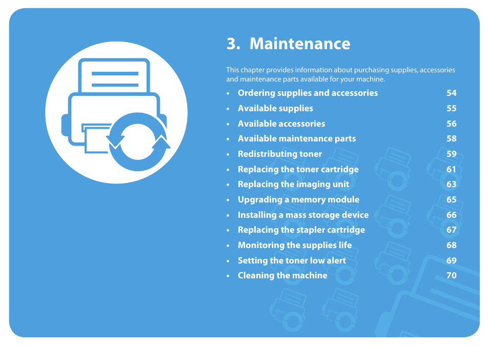 Maintenance | Samsung ML-4512ND-XAA User Manual | Page 53 / 272