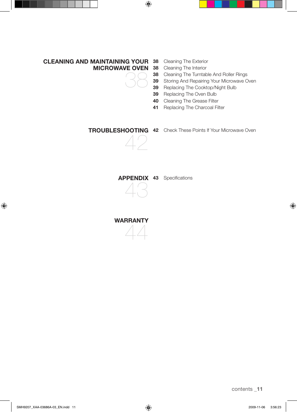 Samsung SMH9207ST-XAA User Manual | Page 11 / 48