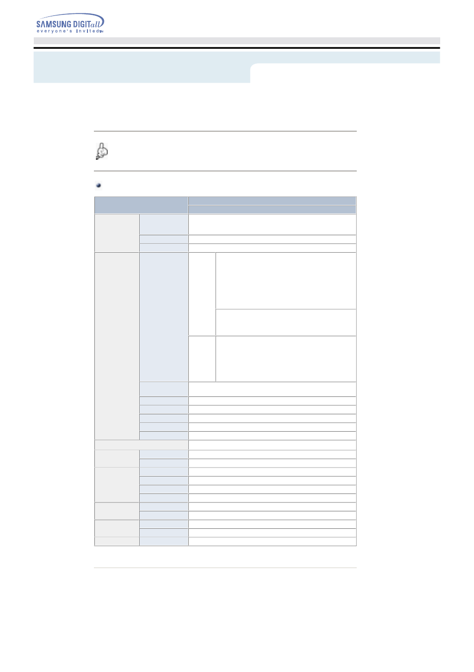 Specifications | Samsung SH-R522C-BEWN User Manual | Page 24 / 24