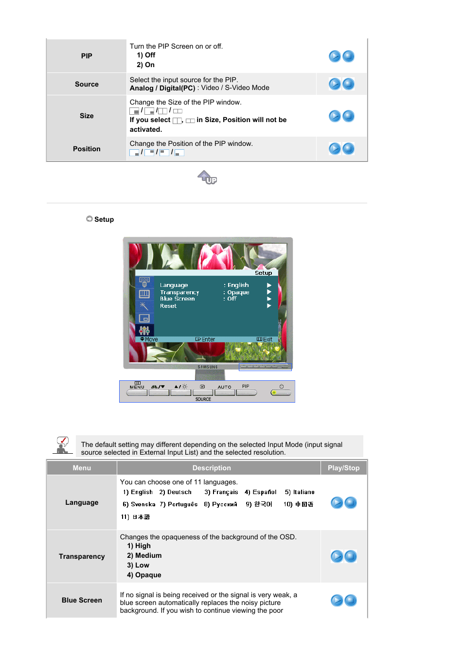 Setup, Magictune | Samsung LS21BRBAB-XAA User Manual | Page 38 / 79