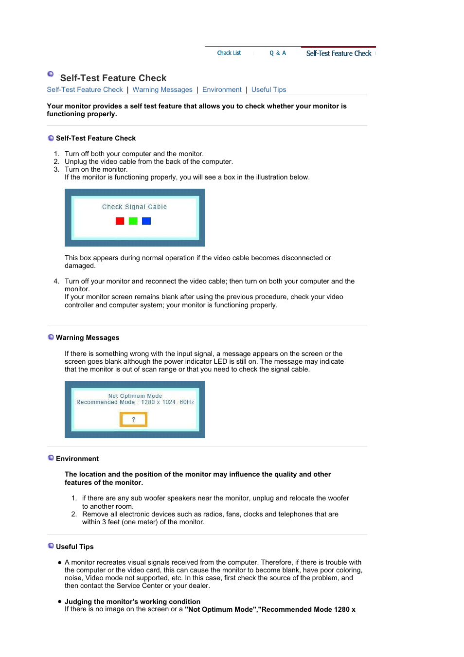 Self-test feature check | Samsung MJ19BSASQ-XBG User Manual | Page 139 / 189