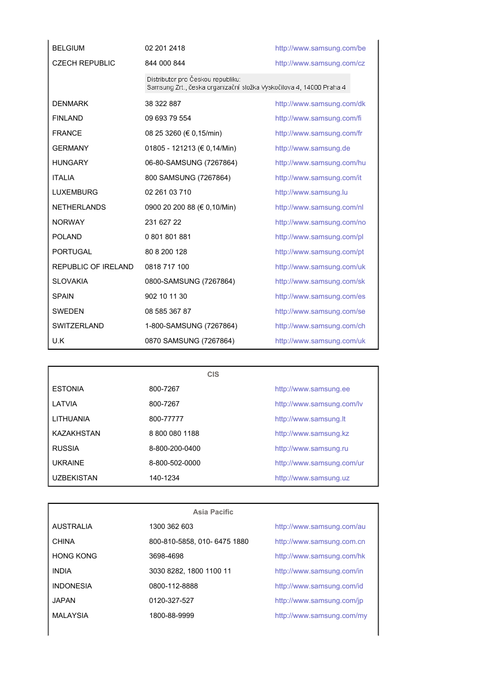 Samsung MJ19BSASQ-XBG User Manual | Page 183 / 189