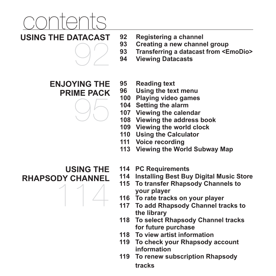 Samsung YP-P2JABY-XAA User Manual | Page 10 / 152