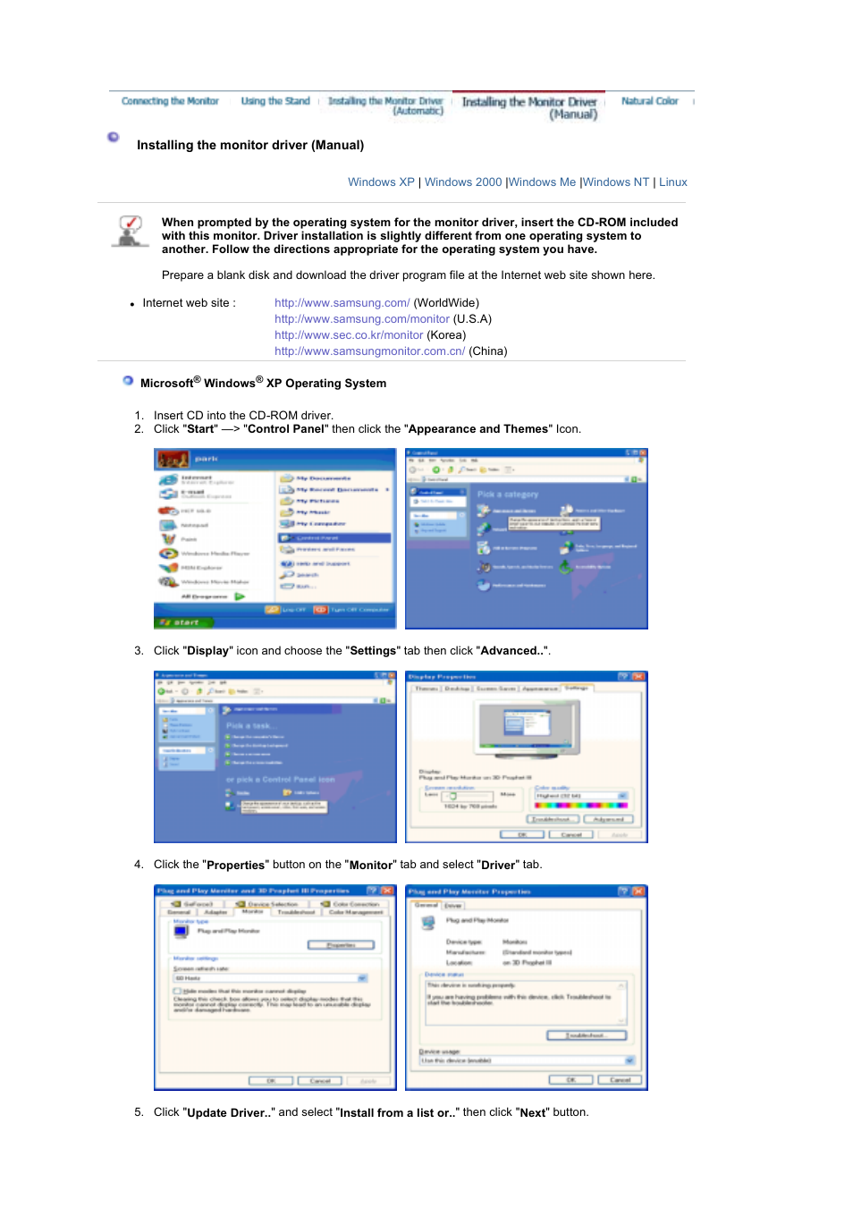 Samsung LS19DOWSS-XAA User Manual | Page 24 / 54