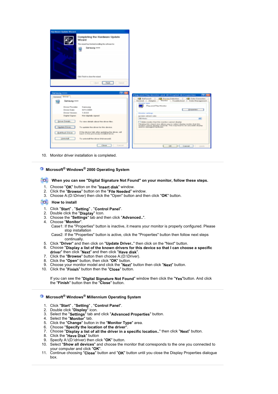 Samsung LS19DOWSS-XAA User Manual | Page 26 / 54