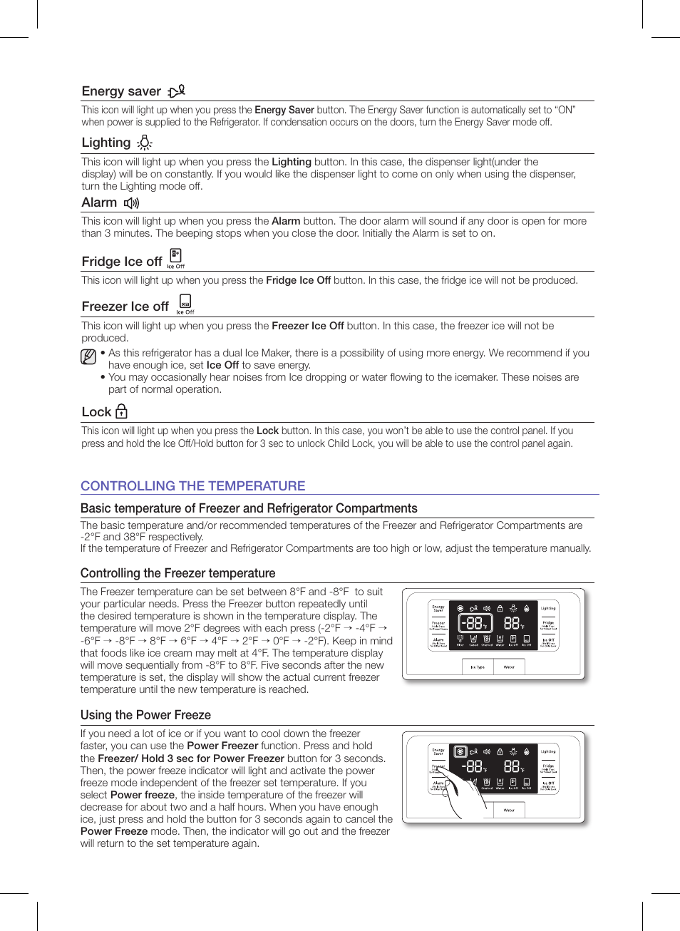 Samsung RFG298AABP-XAA User Manual | Page 5 / 7