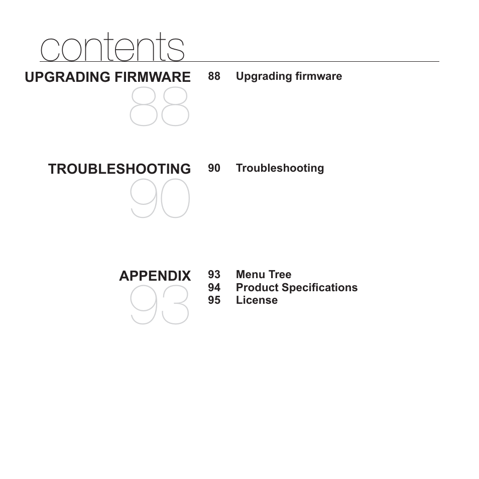 Samsung YP-S3JAB-XAA User Manual | Page 10 / 101