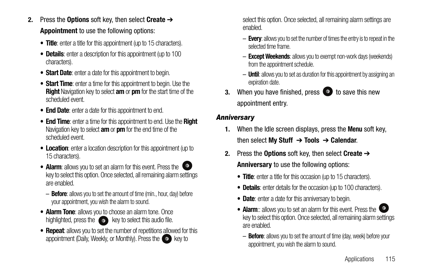 Samsung SGH-A767LBAATT User Manual | Page 119 / 164