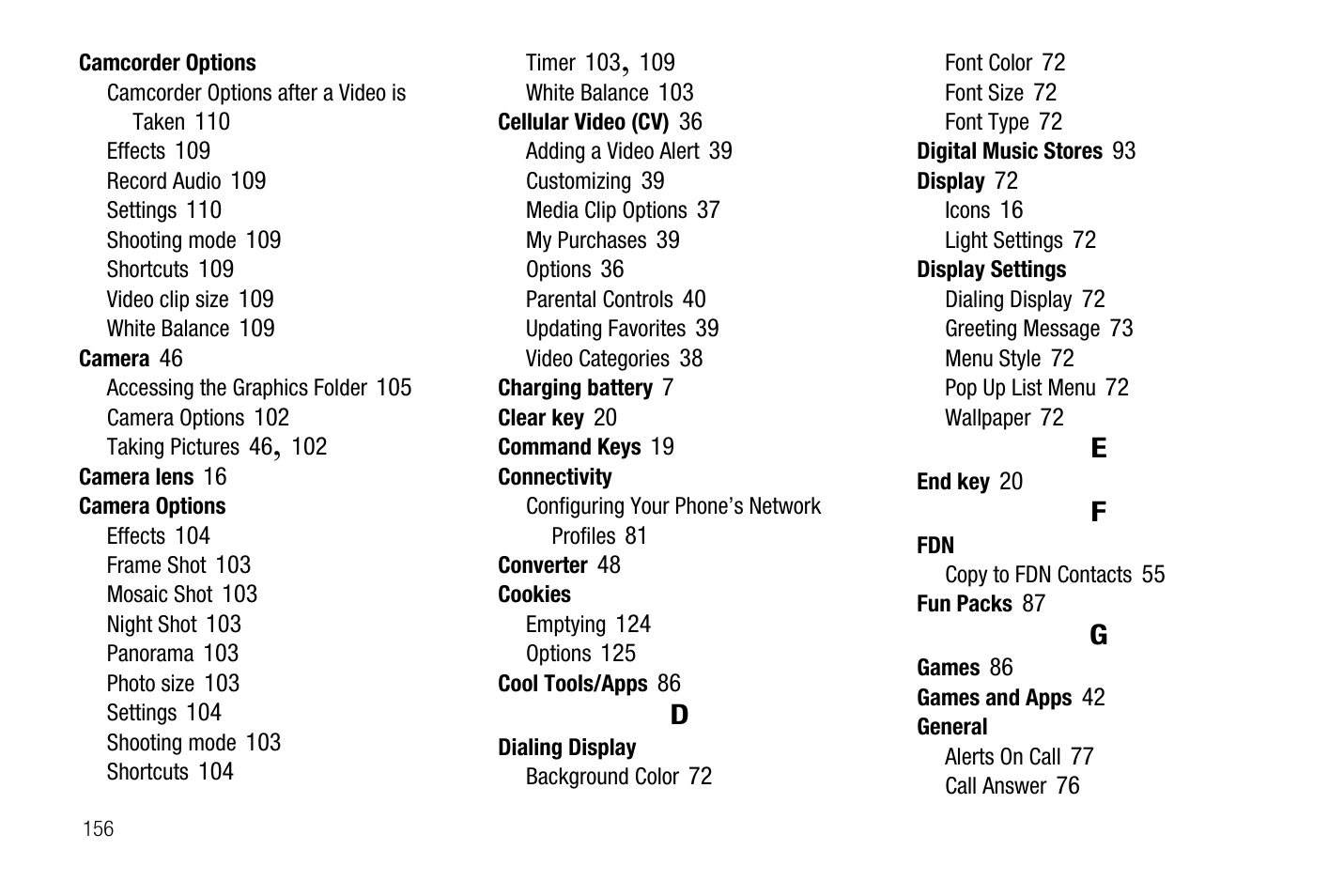 Samsung SGH-A767LBAATT User Manual | Page 160 / 164