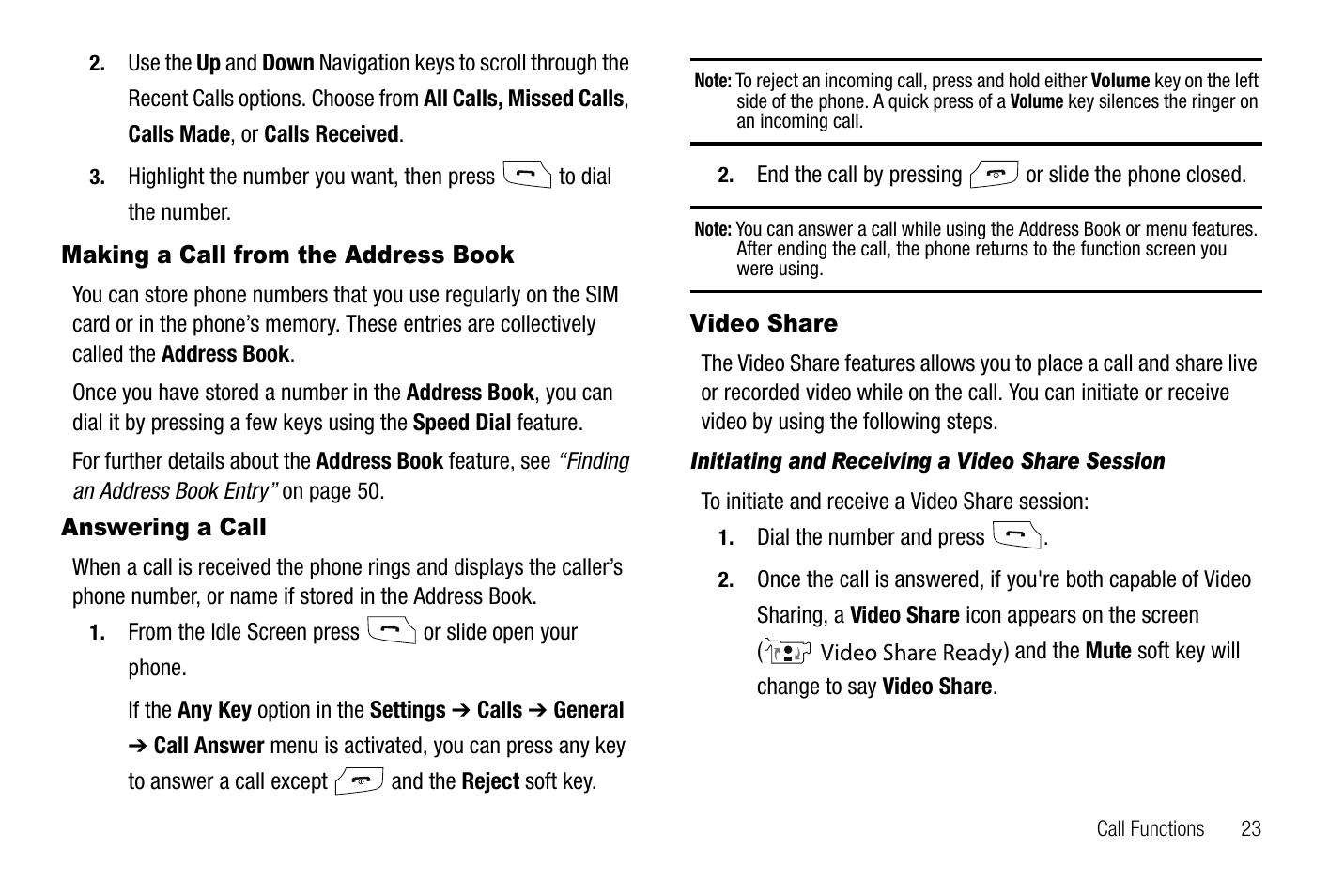 Samsung SGH-A767LBAATT User Manual | Page 27 / 164