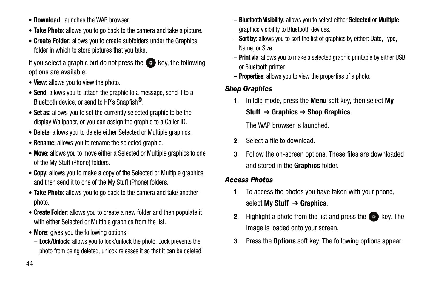 Samsung SGH-A767LBAATT User Manual | Page 48 / 164