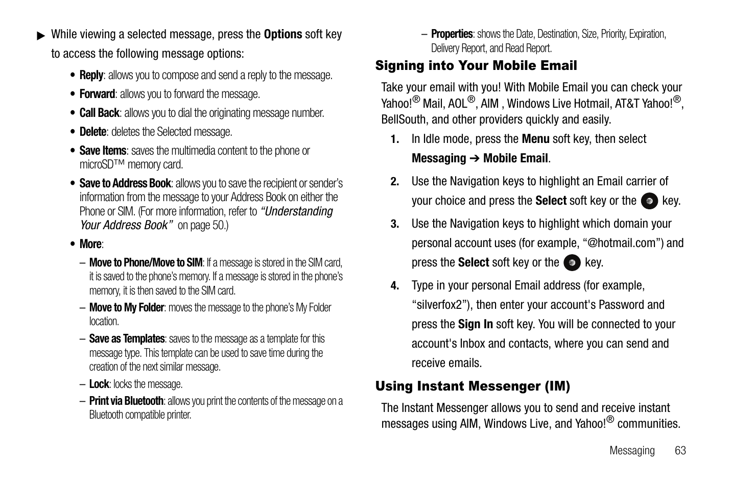 Samsung SGH-A767LBAATT User Manual | Page 67 / 164