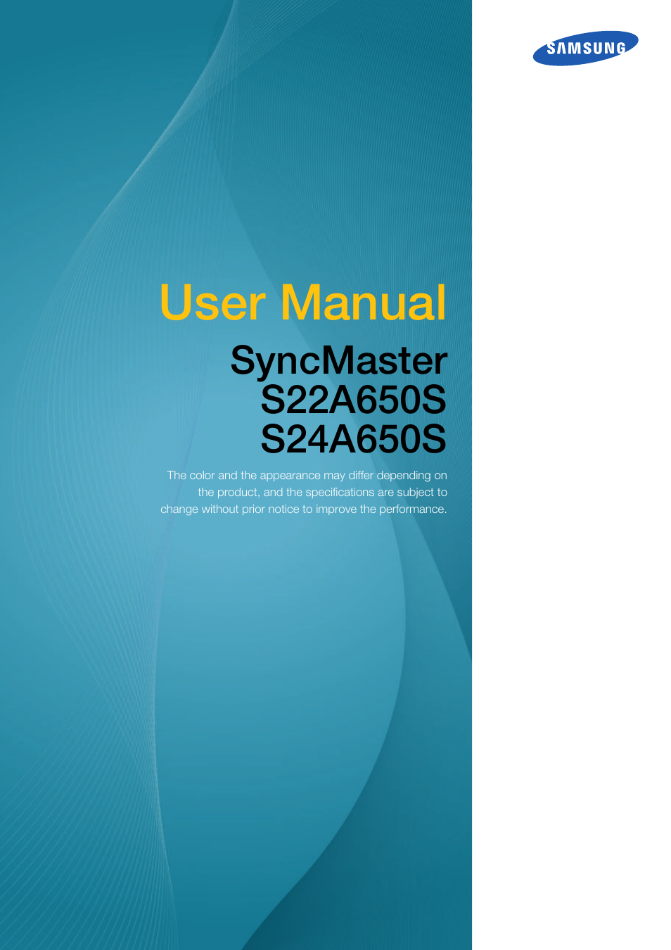 Samsung LS22A650SEV-ZA User Manual | 94 pages