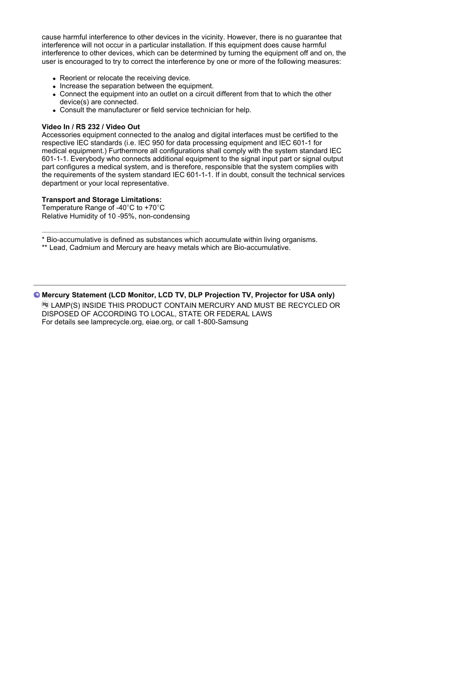 Samsung LS17MJCKS-XAA User Manual | Page 60 / 62