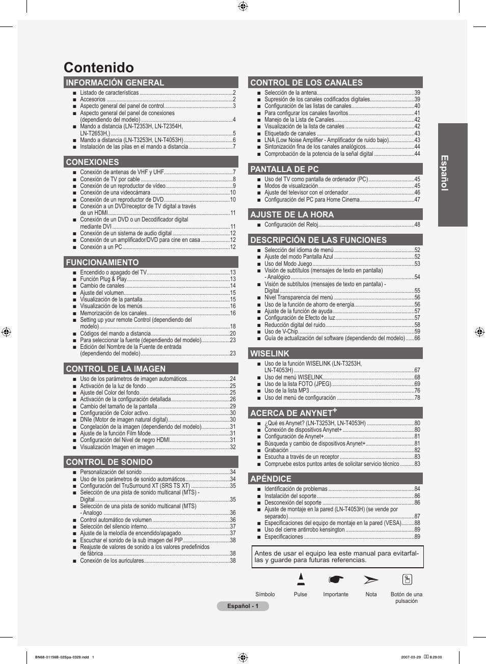 Samsung LNT2353HX-XAA User Manual | Page 101 / 191