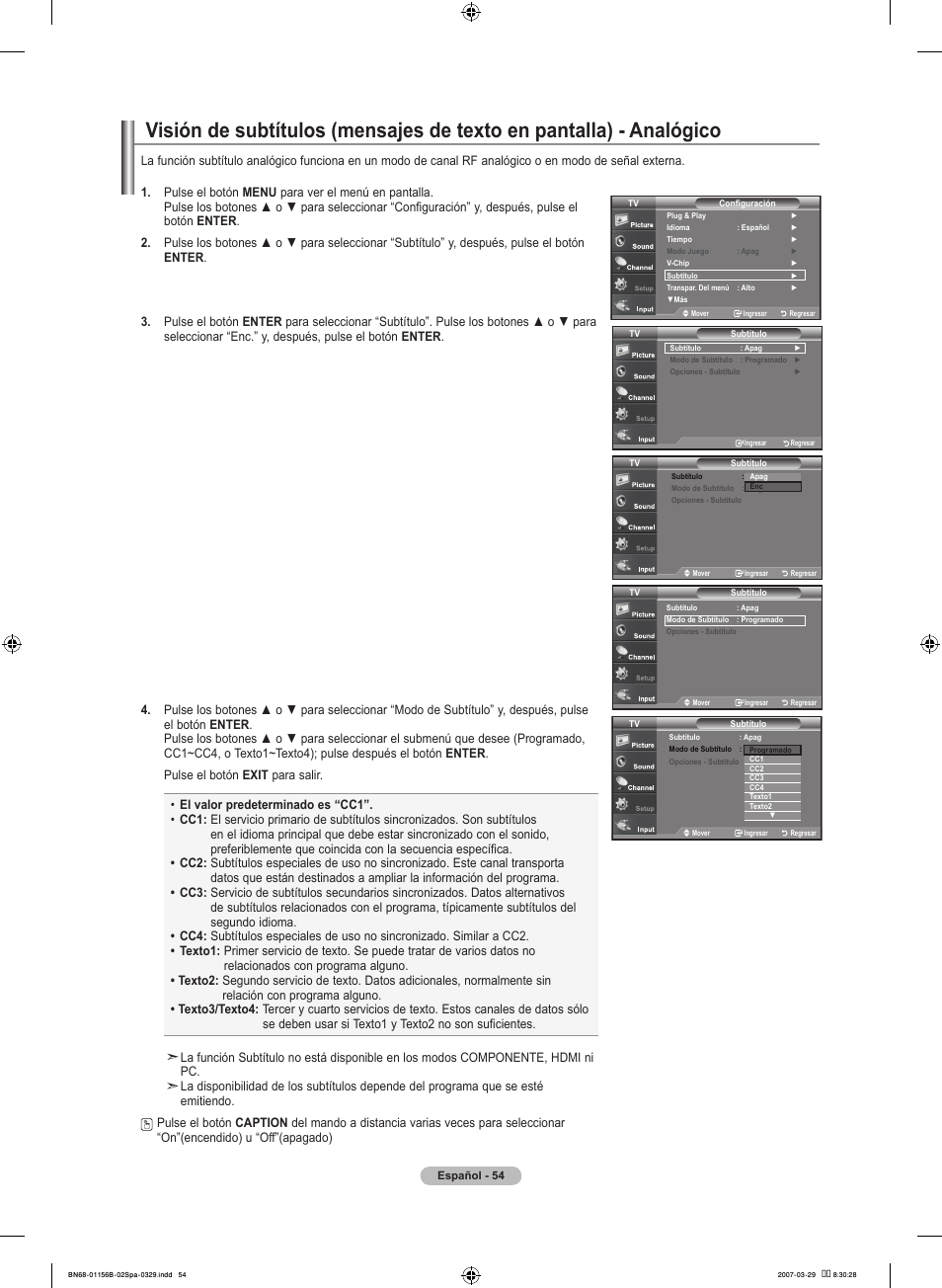 Samsung LNT2353HX-XAA User Manual | Page 154 / 191