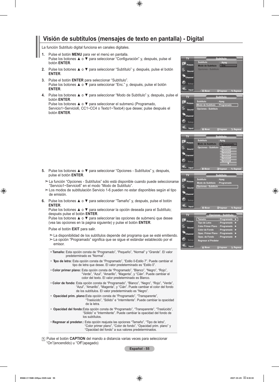 Samsung LNT2353HX-XAA User Manual | Page 155 / 191