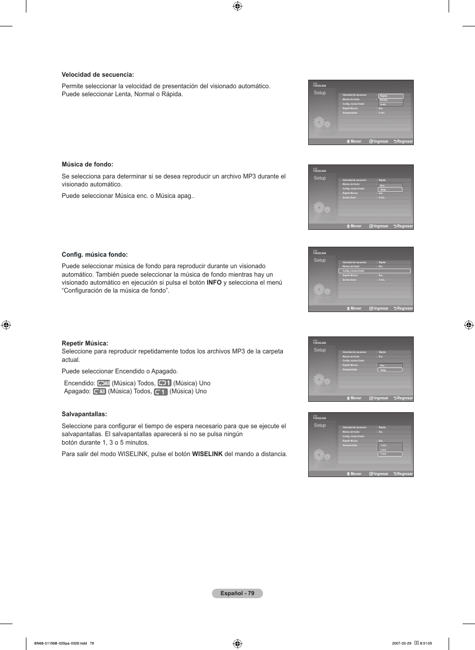 Español | Samsung LNT2353HX-XAA User Manual | Page 179 / 191