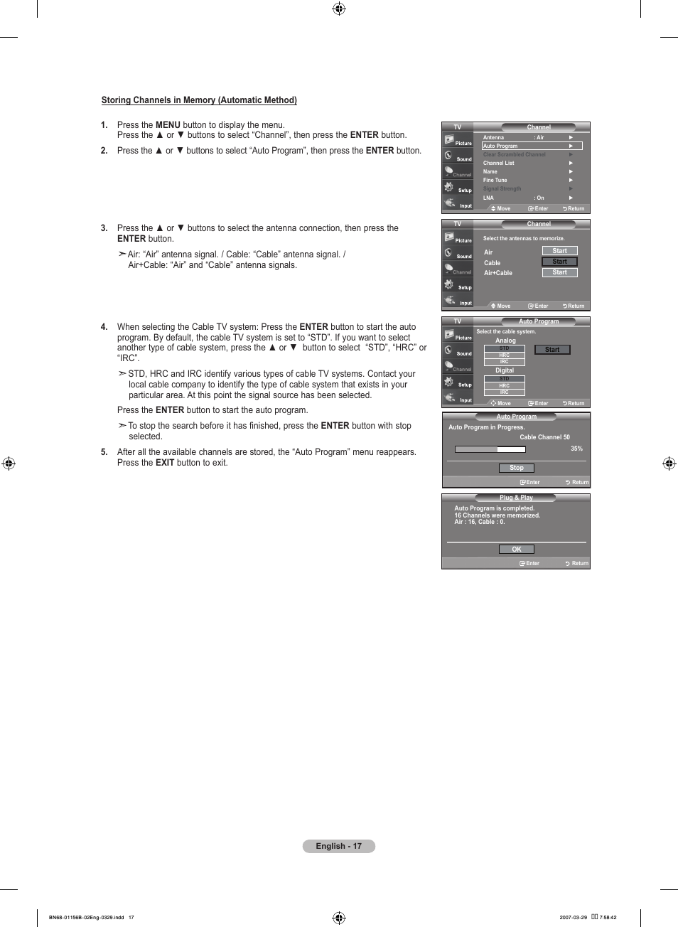 Samsung LNT2353HX-XAA User Manual | Page 19 / 191