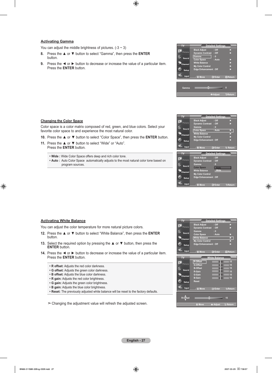 Samsung LNT2353HX-XAA User Manual | Page 29 / 191