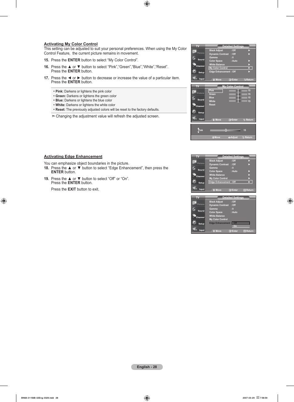 Samsung LNT2353HX-XAA User Manual | Page 30 / 191