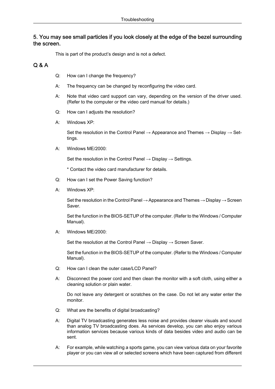 Q & a | Samsung LS23CFUKFV-ZA User Manual | Page 71 / 88