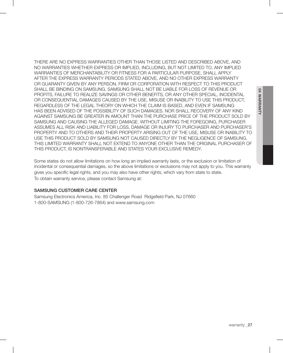Samsung RF4287HAPN-XAA User Manual | Page 27 / 56