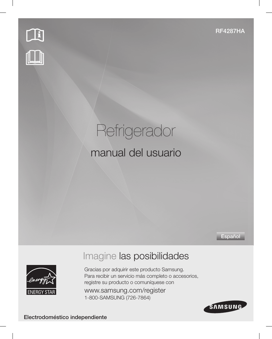 Refrigerador, Manual del usuario, Imagine las posibilidades | Samsung RF4287HAPN-XAA User Manual | Page 29 / 56