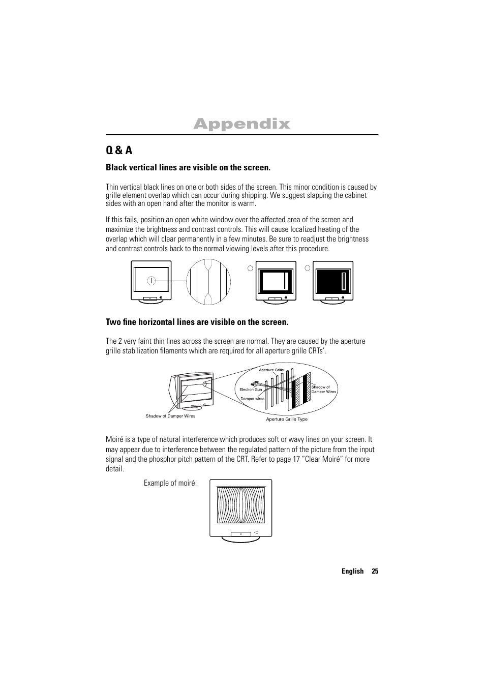 English appendix, Q & a | Samsung PG17NSBU-ADC User Manual | Page 27 / 35