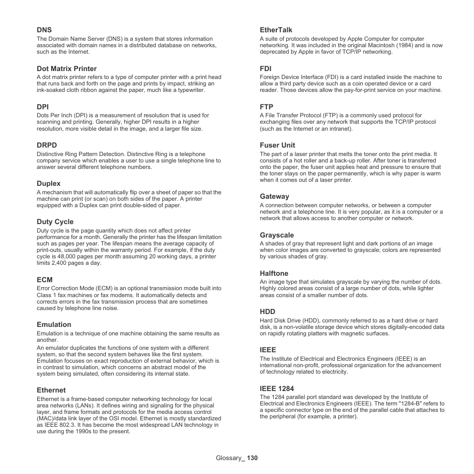 Samsung SCX-5935NX-XAA User Manual | Page 130 / 133